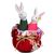 日本小樽陶瓷和服兔子旋转八音盒音乐盒创意生日情人节结婚礼物特别