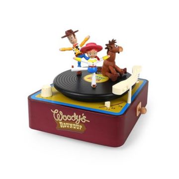 限量版Jeancard迪士尼玩具总动员旋转留声机八音盒音乐盒创意生日礼物