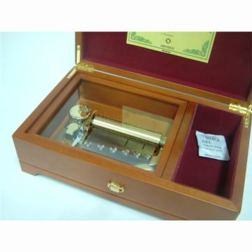 日本Sankyo50音木质八音盒音乐盒珠宝盒创意生日结婚礼物收藏品限量版